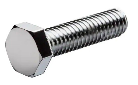 1/4-20 X 1/2 GR 8 HEX CAP CHROME PLATED
